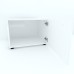 Armonia Comoda alba cu o usa cu maner front MDF Alb Mat
